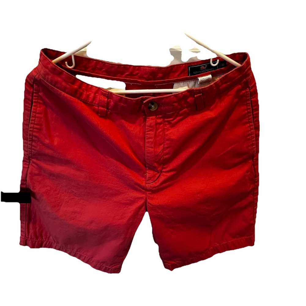 VINEYARD VINES Chino Club Shorts Coral Cotton Comfor Pocket Men's Size 32